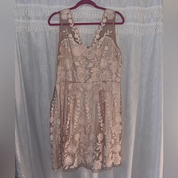 Floral Blush Dress - Picture 1 of 2